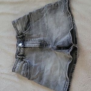 Black Wash Jean shorts